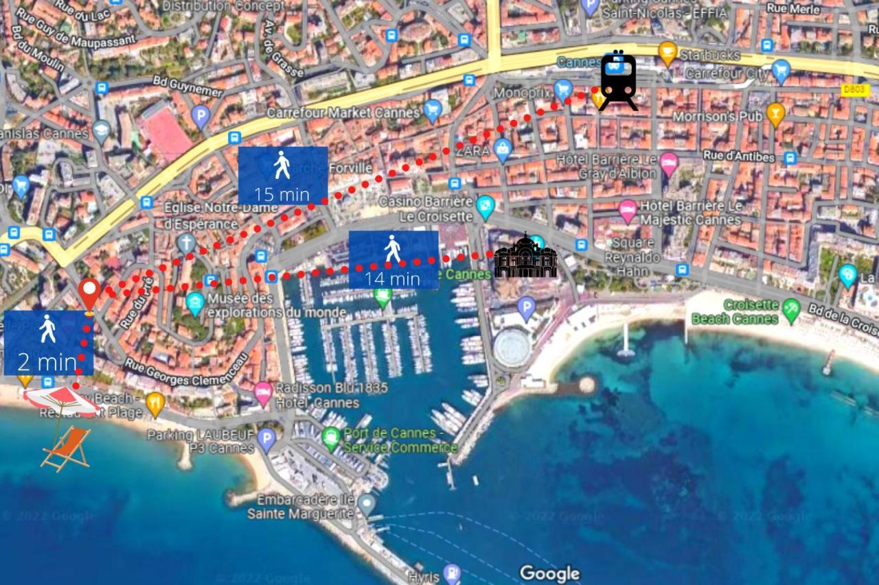 Le Dol - 150M Plages - Suquet - Verriere Cote D'Azur Cannes Exterior photo